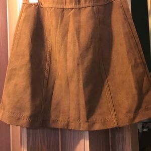 Hollister Skirts - Hollister faux suede A line mini skirt Hollister Skirts - Hollister faux suede A line mini skirt